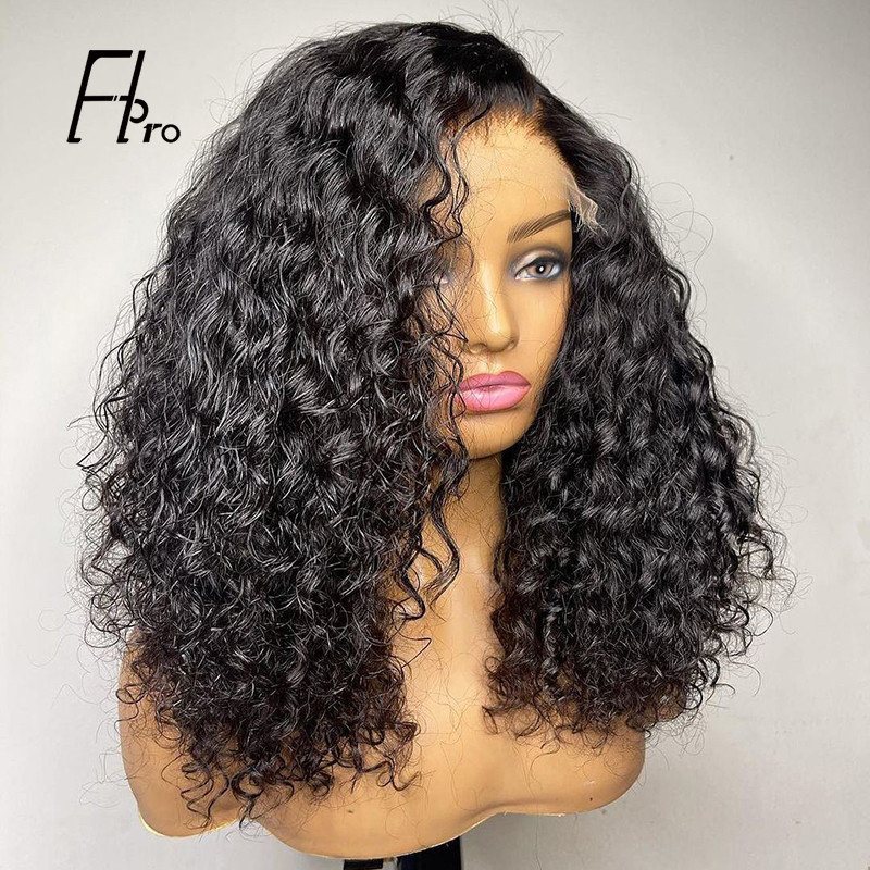 HD Lace Wig 4x4 Closure Wig Water Wave Skin Melt Virgin Hair Wig